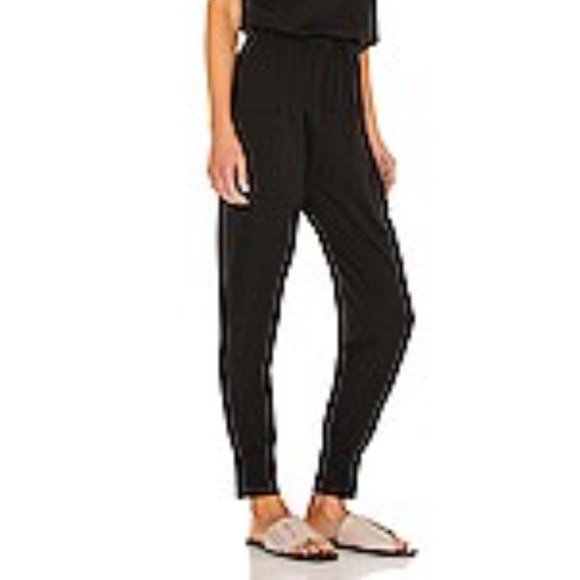 Eberjey Brie Cargo 100% Peruvian cotton jumpsuit - Picture 2 of 9